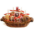 Gourmet Caramel Apple Large Sweetheart Gift Basket